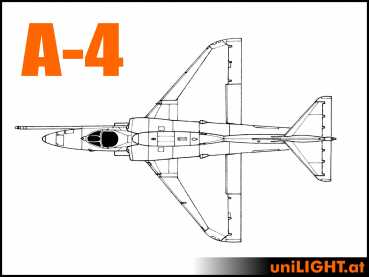 Bundle A-4 Skyhawk, 1:4.5, ca. 2.75m length