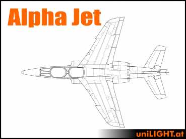 Bundle Alpha Jet, 1:2.5, ca. 5m Spannweite