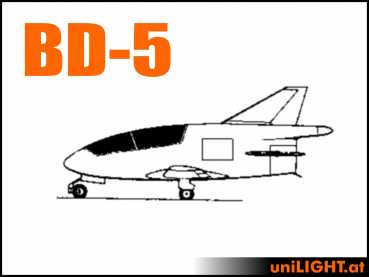 Bundle Bede BD-5, 1:1.5, ca. 3.5m wingspan
