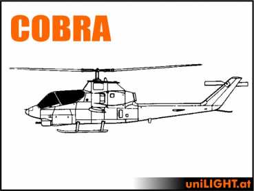 Bundle Bell AH-1 Super Cobra, 1:9, ca. 700th rotor diameter