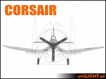 Bundle F4U Corsair, 1:6, ca. 2.2m wingspan