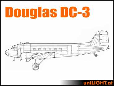 Bundle Douglas DC-3, 1:12, ca. 2.4m Spannweite