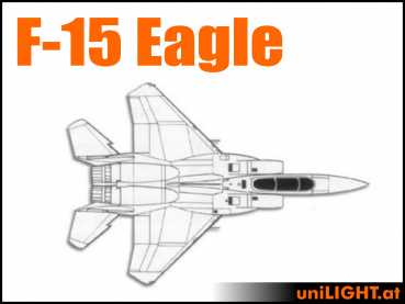 Bundle F-15 Eagle, 1:10, ~1.9m length