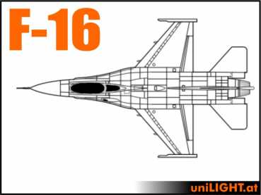 Bundle F-16, 1:8, ca. 1.9m Länge