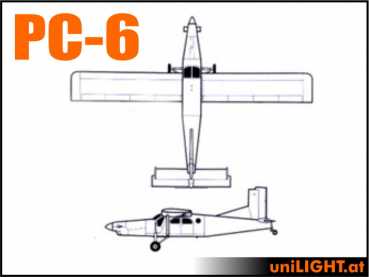 Bundle Pilatus PC-6 Porter, 1:8, ~2m length