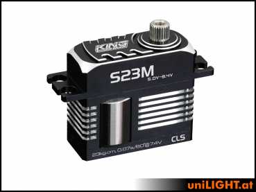 15mm MINI Servo S23M, HV, ALU, MG