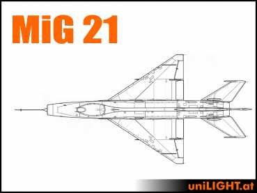 Bundle MiG-21, 1:4, ~3.7m length