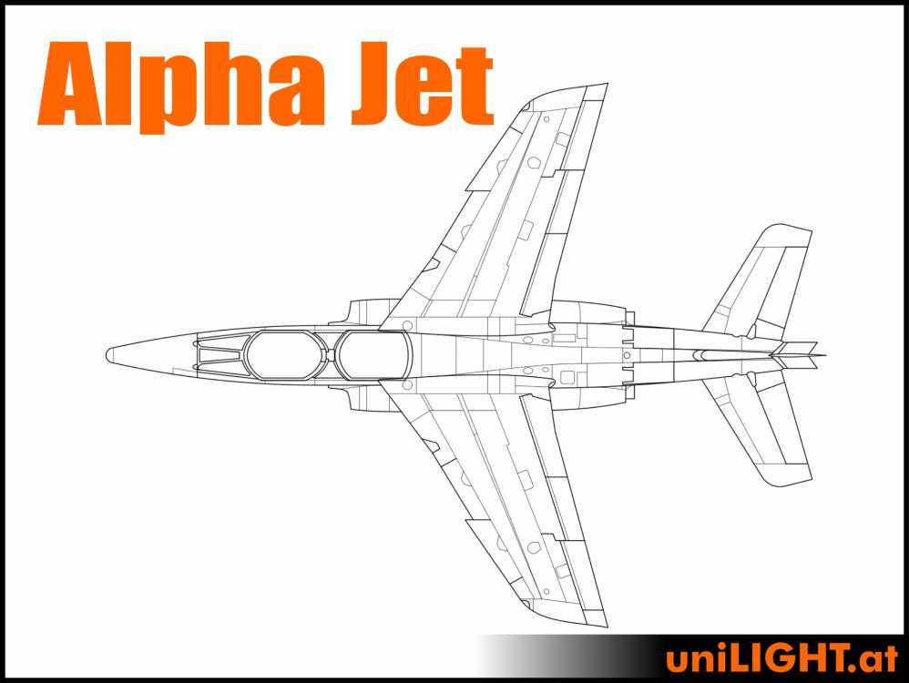 Bundle Alpha Jet, 1:4, ca. 3m Spannweite