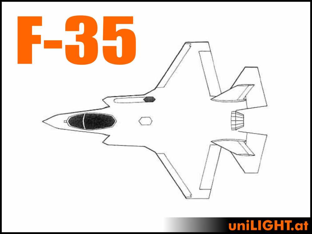 Bundle F-35 Lockheed Martin, 1:8, ~2m length