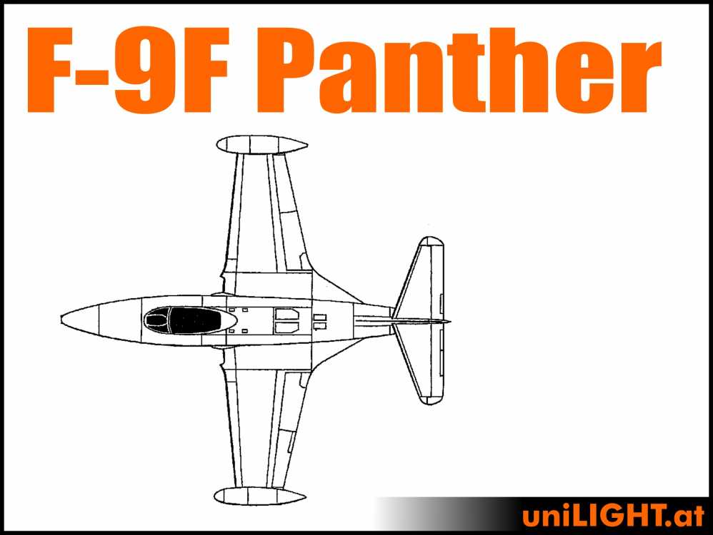 Bundle F9F Panther, 1:7, ca. 1.7m wingspan
