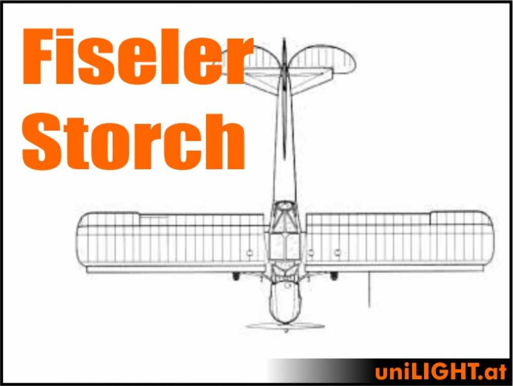 Bundle Fiseler Storch, 1:10, ca.1.45m Spannweite