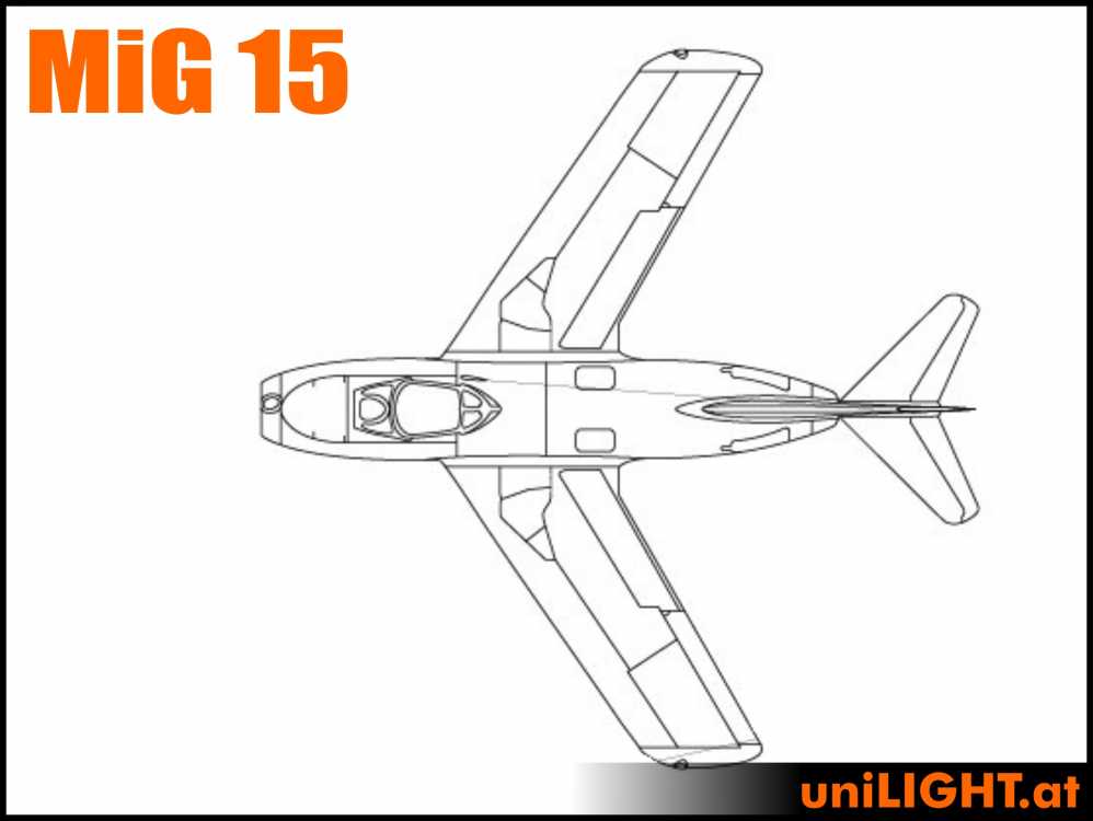 Bundle MiG-15, 1:4, ca. 2.5m Spannweite
