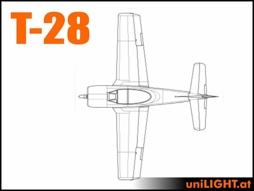 Bundle North American T-28, 1:6, ca. 2m Spannweite