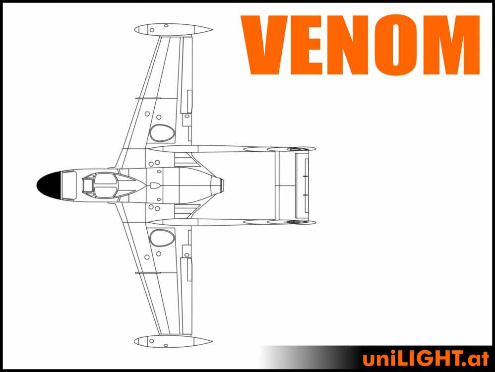 Bundle Venom, 1:4, ~3.3m wingspan