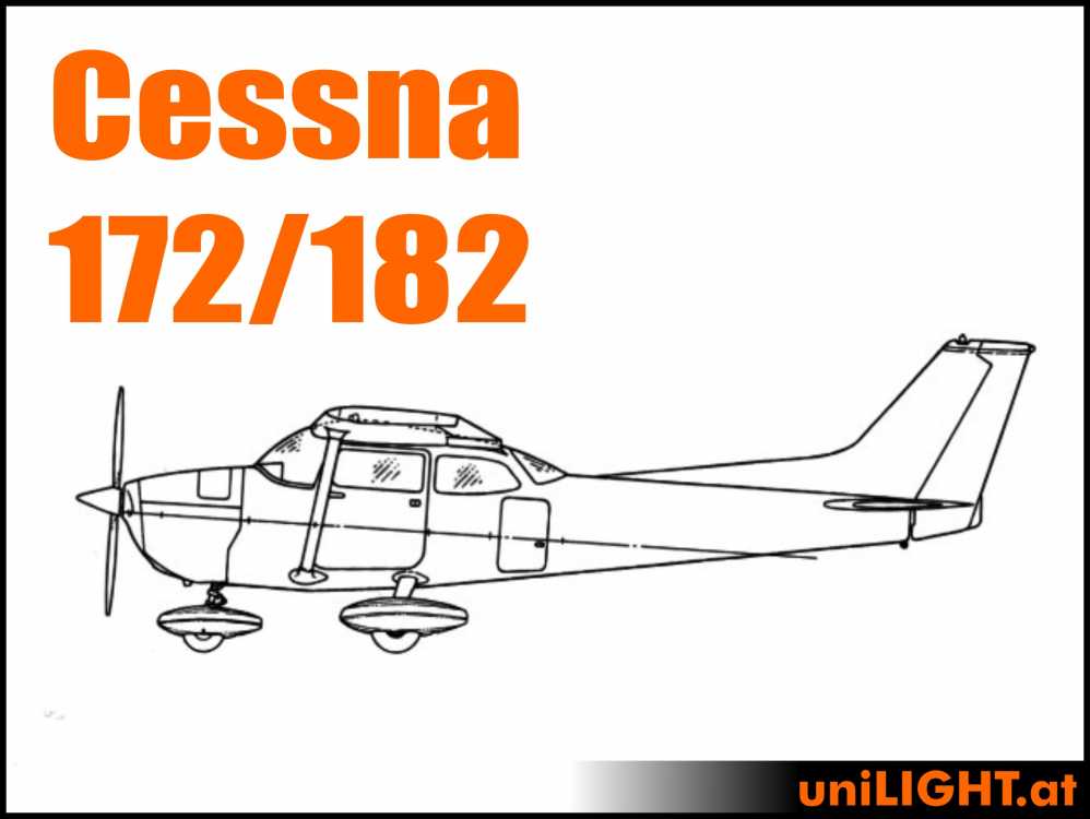 Bundle Cessna 182, 1:2.7, ca. 4m wingspan
