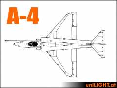 Bundle A-4 Skyhawk, 1:4.5, ca. 2.75m length