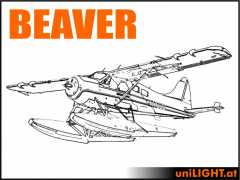 Bundle DHC-2 Beaver, 1:10, ca. 1,5m Spannweite