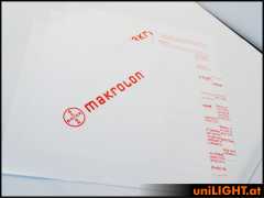 Makrolon for drawing 0.75mm