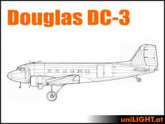 Bundle Douglas DC-3, 1:15, ca. 1.9m wingspan