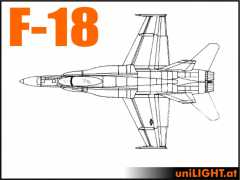 Bundle F-18 Hornet, 1:10, ca. 1.8m Länge