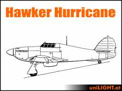 Bundle HAWKER Hurricane, 1:7, ca. 1.7m Spannweite