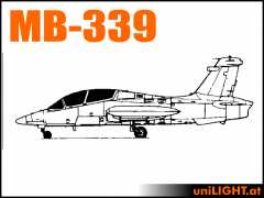 Bundle Aermacchi MB-339, 1:7, ca. 1.6m wingspan