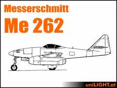 Bundle Messerschmit ME 262, 1:8, ca. 1.6m Spannweite