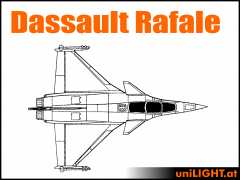 Bundle Dassault Rafale, 1:10, ca. 1.5m length