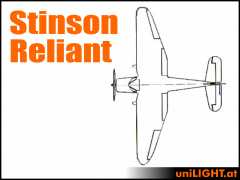 Bundle Stinson Reliant, 1:6, ~2.1m wingspan