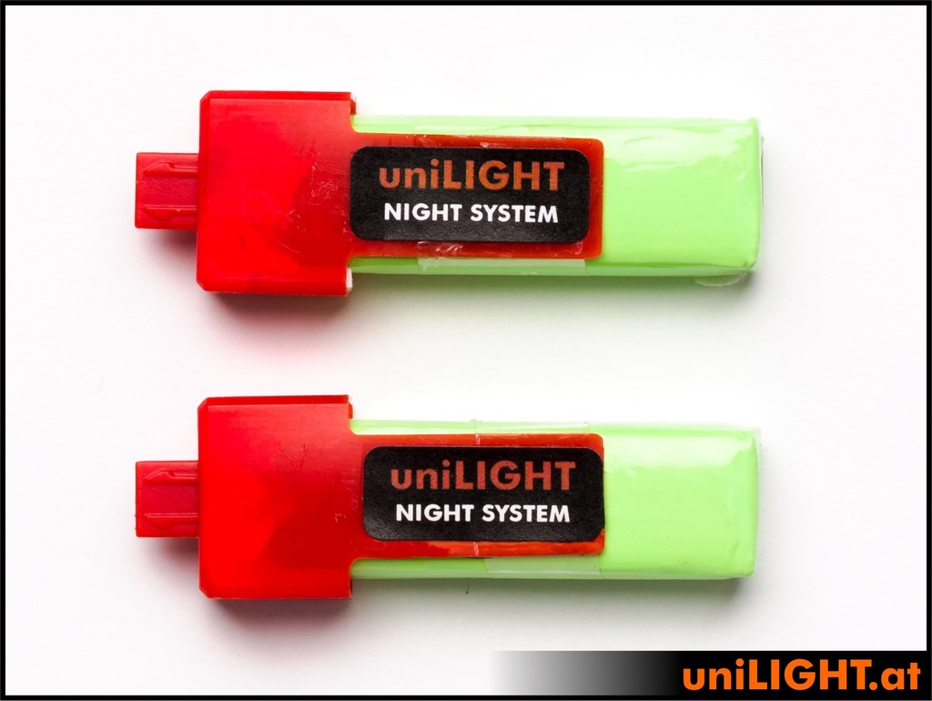 uniLIGHT LiPo Batterie 2S/330mAh NIGHT