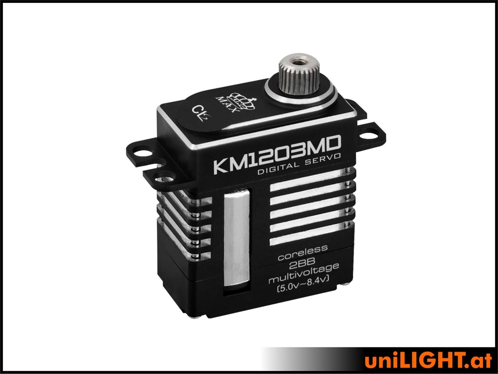  12mm Miniservo KM1203MD, HV, ALU, MG