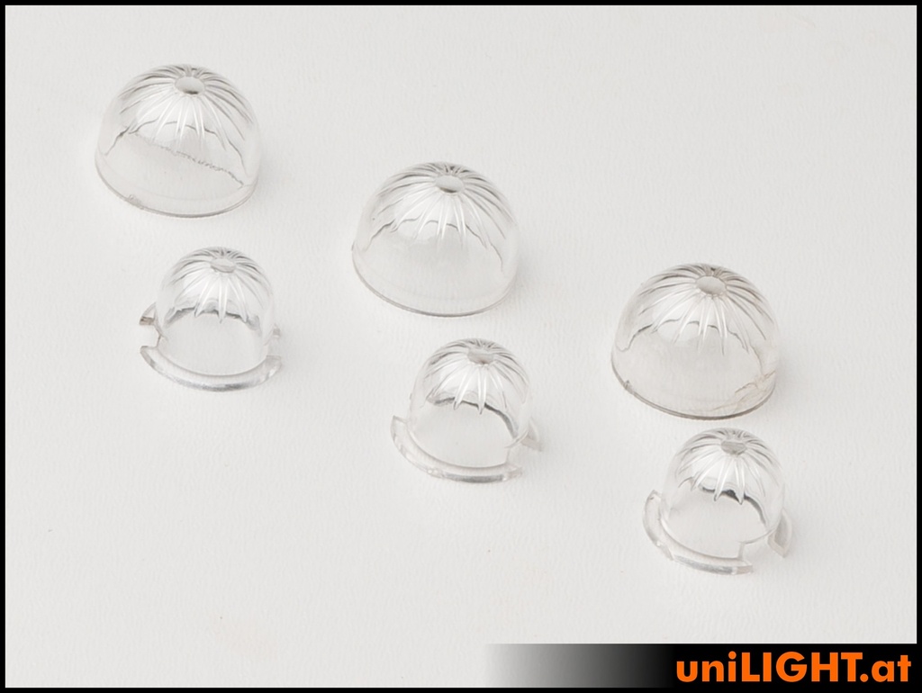 ROUND Light caps for 10mm and 13mm lights