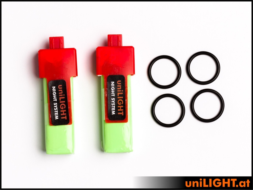 uniLIGHT LiPo Batterie 2S/330mAh NIGHT