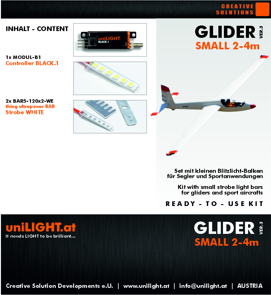 GLIDER-Small lighting set