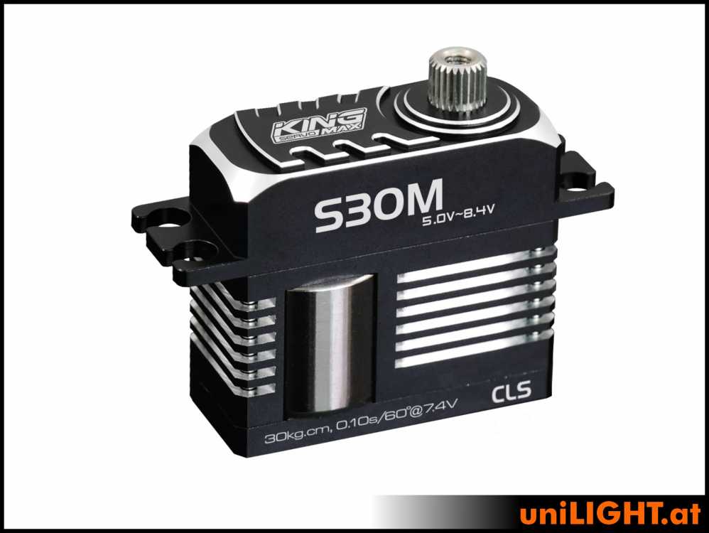 15mm Mini-Servo S30M, HV, ALU, MG