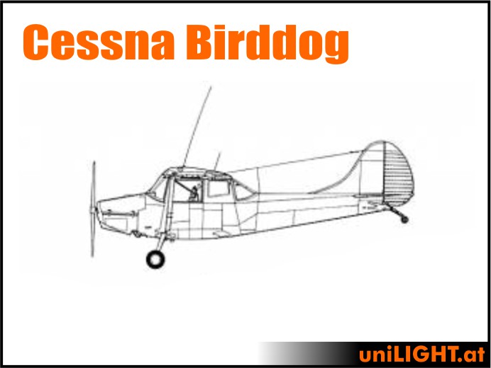 Cessna 31L-19 Bird Dog (1:3, 3.6m, ENTRY)