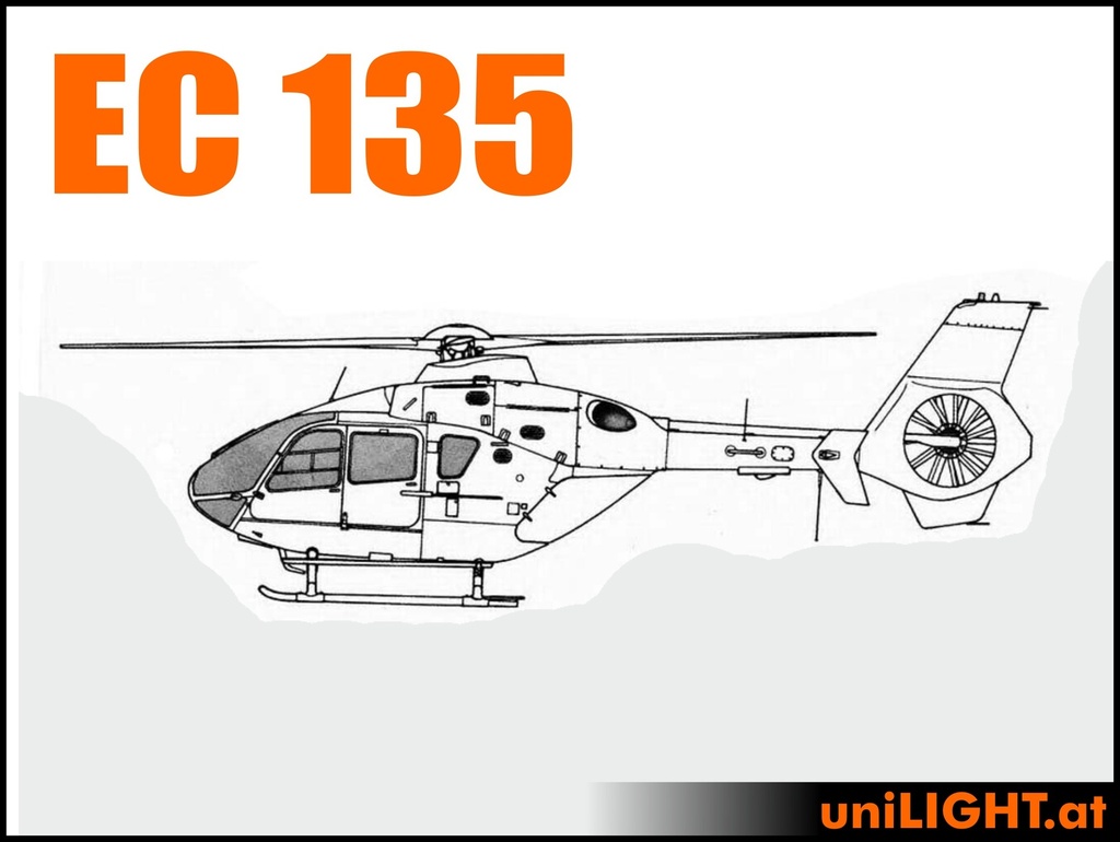 Eurocopter EC 135 (1:4, 2.5m, BASIC)