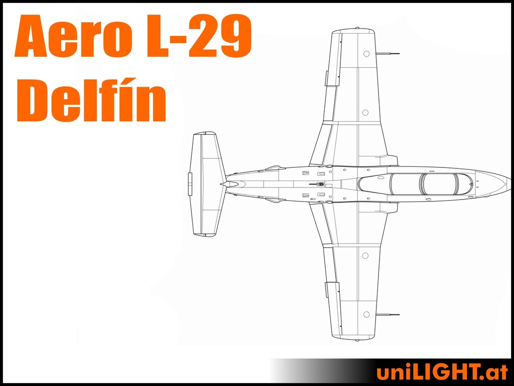 Aero L-29 Delfín (1:4, 2.5m, STANDRD)