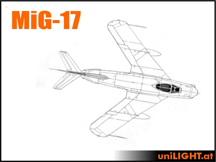 Mikojan-Gurewitsch MiG-17 (1:3.5, 3.3m, STANDARD)