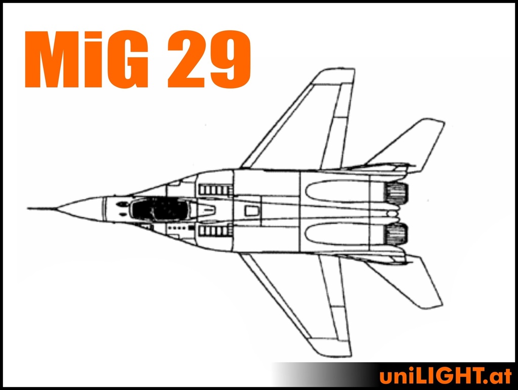 Mig 29 Fulcrum (1:8, 2.2m, ENTRY)