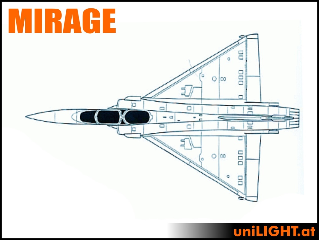 Mirage 2000 (1:8, 1.75m, CIVIL/SPORT)