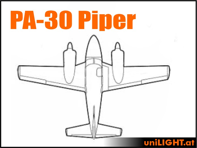 PA-30 Twin Comanche Piper (1:5, 2.2m, ENTRY)