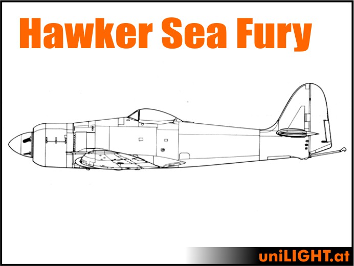 Hawker Sea Fury (1:4.5, 2.6m, ENTRY)