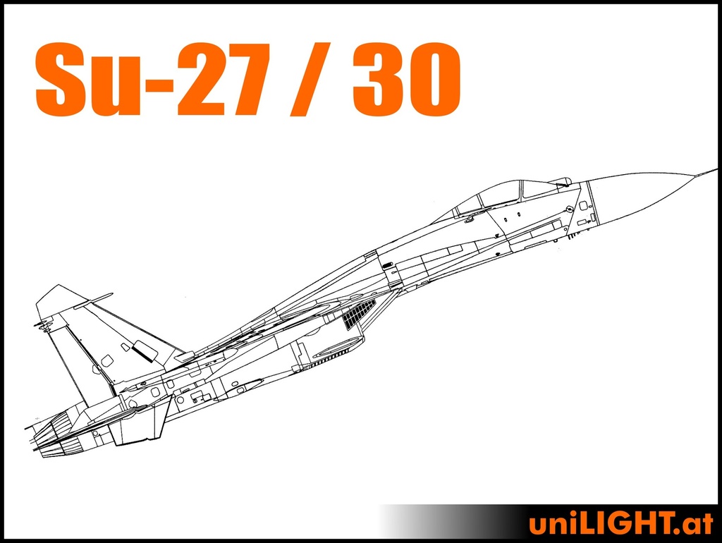 SUKHOI Su-27/Su-30 (1:8, 2.8m, CIVIL/SPORT)