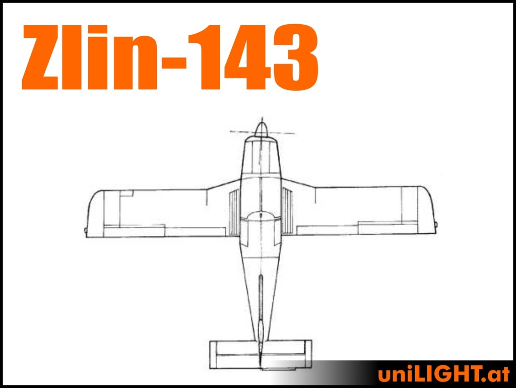 Zlin 143 (1:4, 2.5m, CIVIL/POWER)