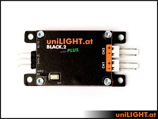 [MODUL-B2PLUS] uniLIGHT 2-Kanal, BLACK.2+