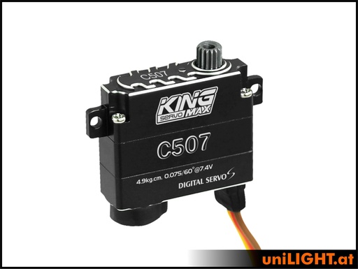 [C507] 8mm Wing Servo C507, HV, ALU, MG