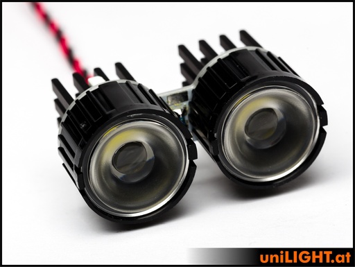 22mm ECO Double Spotlight, 2x8W, T-FUSE