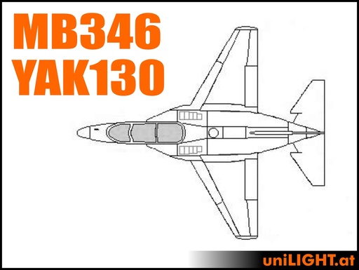 [BND-M346_YAK130-5-PRO] Aermacchi M346 and YAK130 (1:5, 2.3m, PRO)