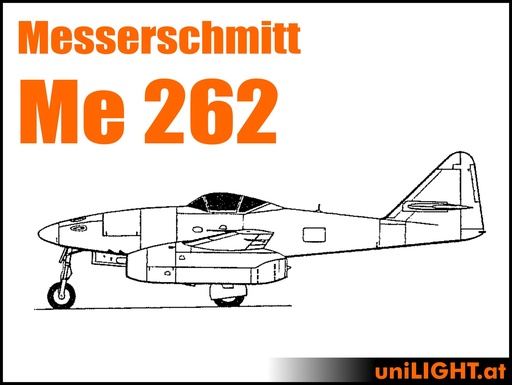 [BND-ME262-8-ENT] Messerschmit ME 262 (1:8, 1.6m, ENTRY)